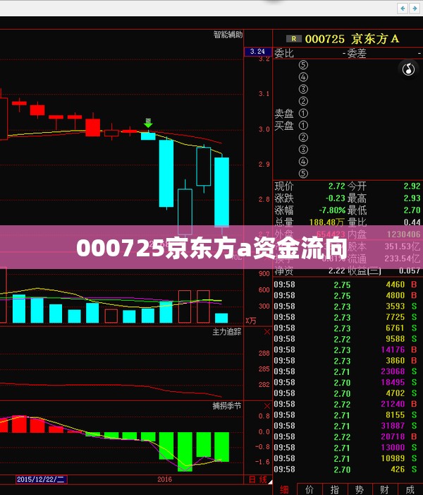 000725京东方a资金流向(京东方000725今日资金流向)