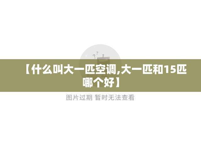 【什么叫大一匹空调,大一匹和15匹哪个好】 【什么叫大一匹空调,大一匹和15匹哪个好】