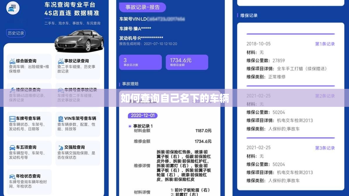 如何查询自己名下的车辆/如何查询自己名下的车辆号牌 如何查询自己名下的车辆/如何查询自己名下的车辆号牌