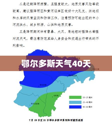 鄂尔多斯天气40天(鄂尔多斯40天天气怎么样了)