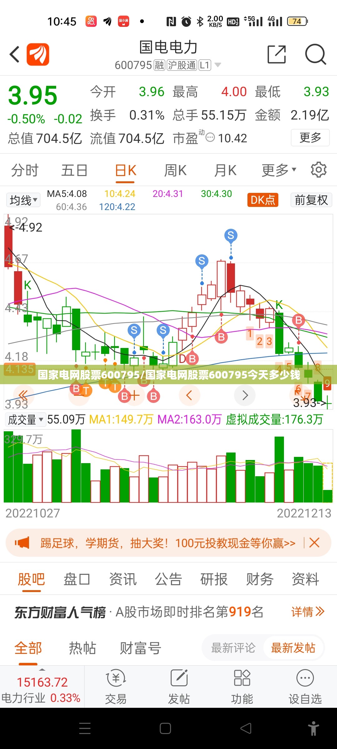 国家电网股票600795/国家电网股票600795今天多少钱 国家电网股票600795/国家电网股票600795今天多少钱