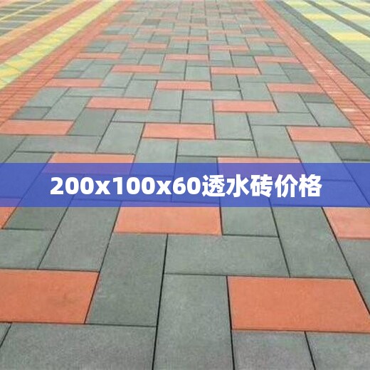 200x100x60透水砖费用/10x20透水砖人工费费用
