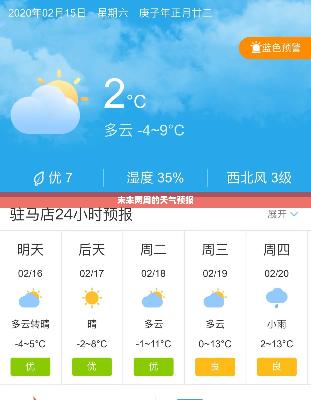 【未来两周的天气预报,未来两周的天气预报准吗】