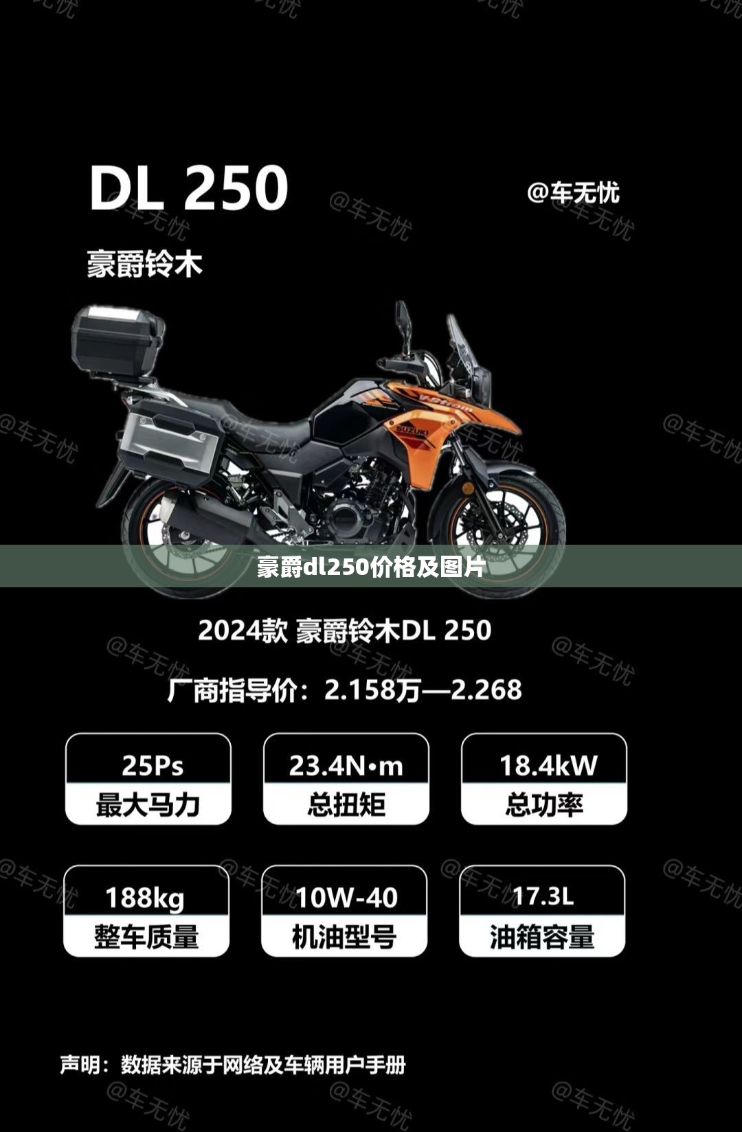 豪爵dl250费用及图片(豪爵DL250图片)
