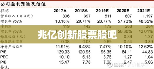 兆亿创新股票股吧(兆易股份股票股吧分析)
