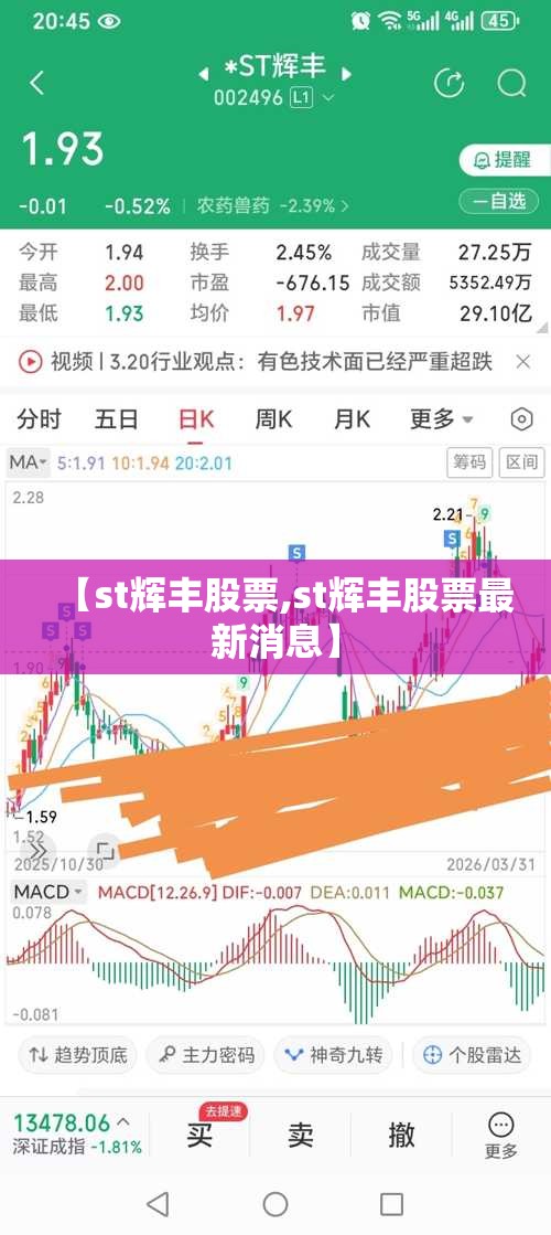 【st辉丰股票,st辉丰股票最新消息】