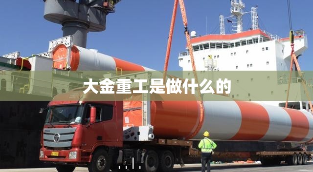 大金重工是做什么的(大金重工做什么的业绩如何)