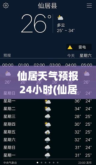 仙居天气预报24小时(仙居天气预报实时)