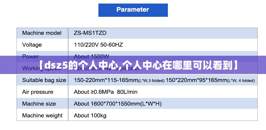 【dsz5的个人中心,个人中心在哪里可以看到】